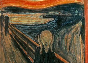 Munch's The Scream, iconic painting.